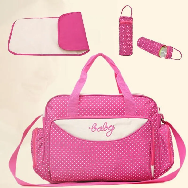 5pcs/Set mother diaper bag Set Maternity Suit Large Handbag Set
