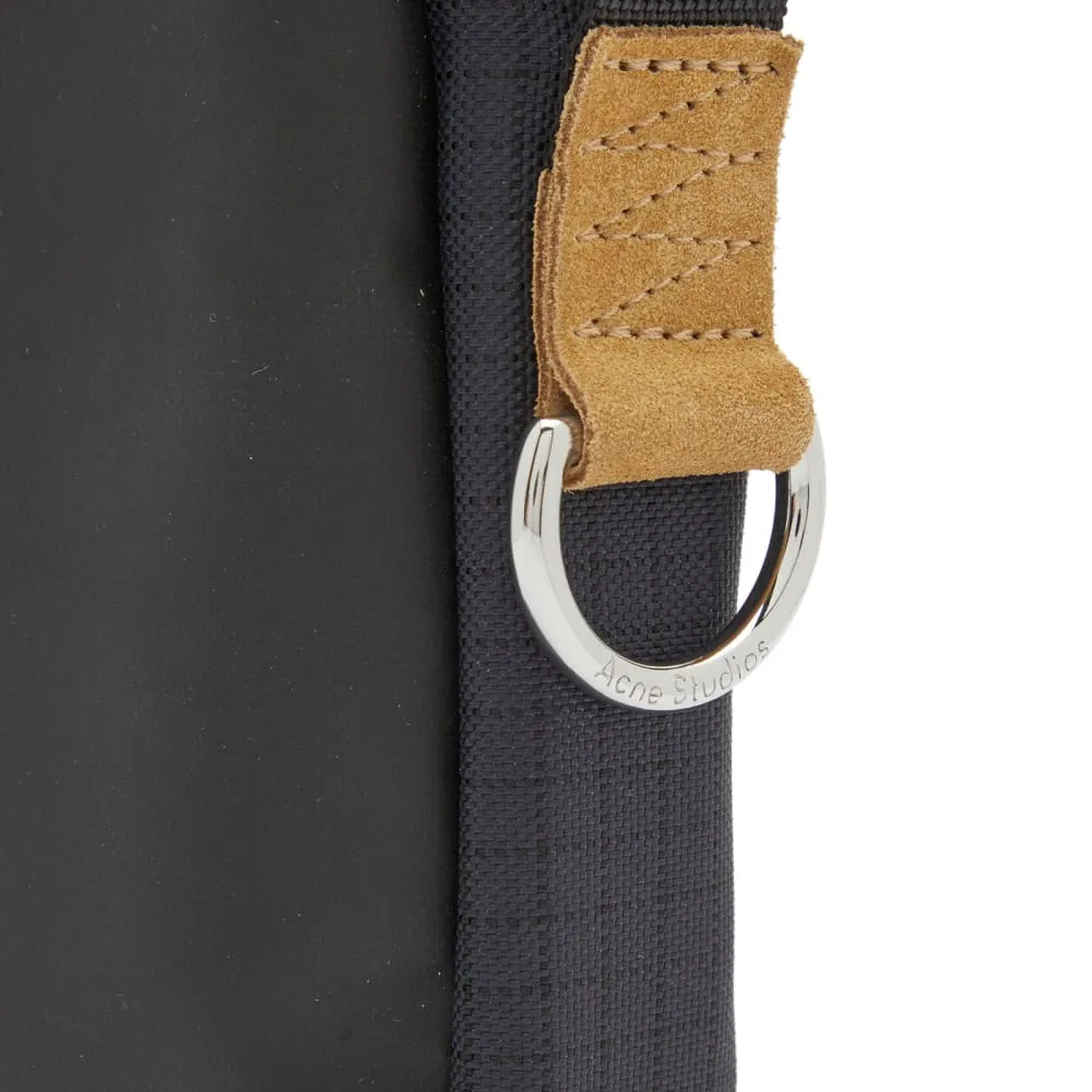 Acne Studios Adyen Post Ripstop Shoulder Bag, Black