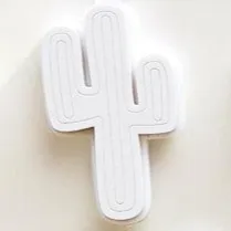 Acrylic Handmade Keychain/Name Tag Cactus