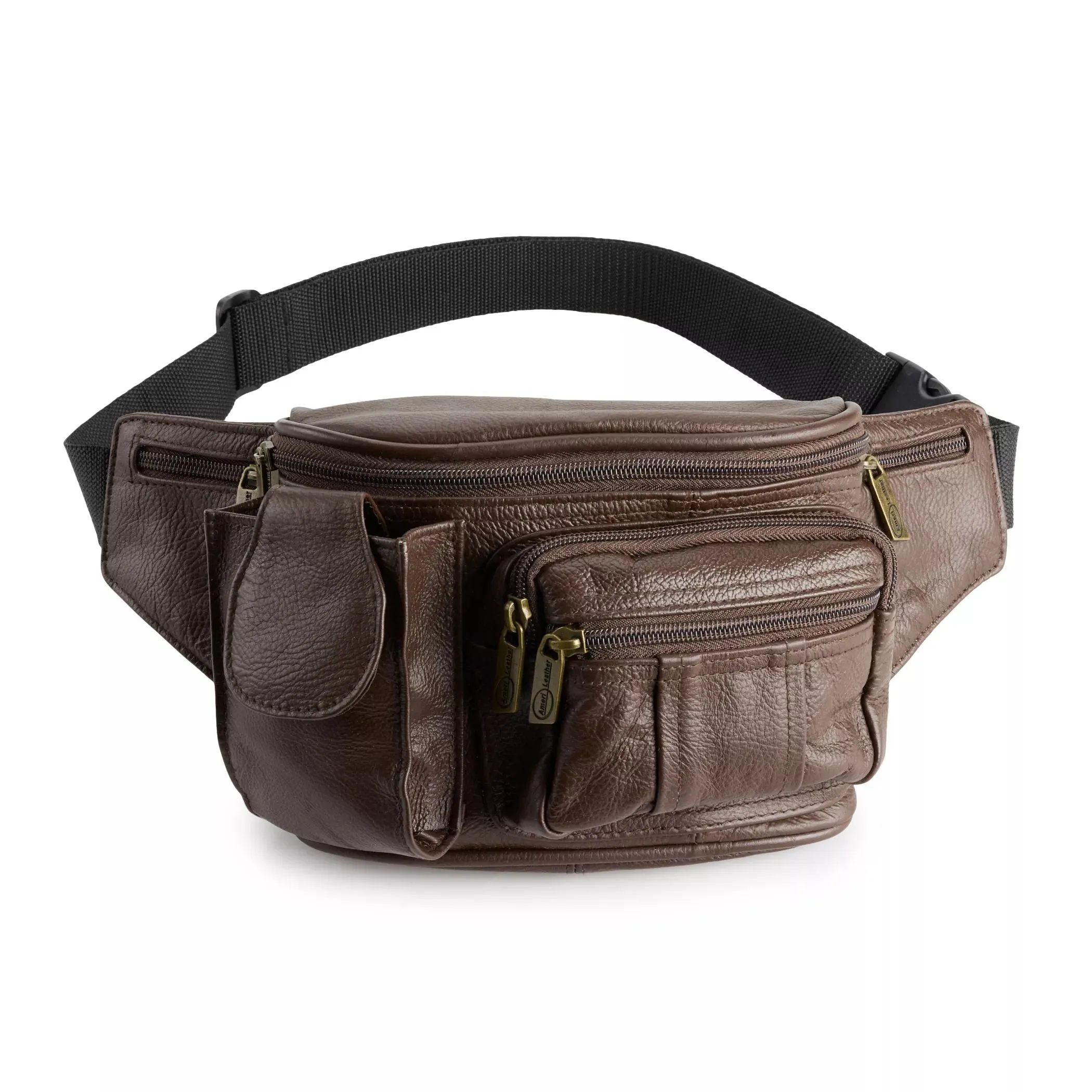 Ameri AmeriLeather belt bag, brown