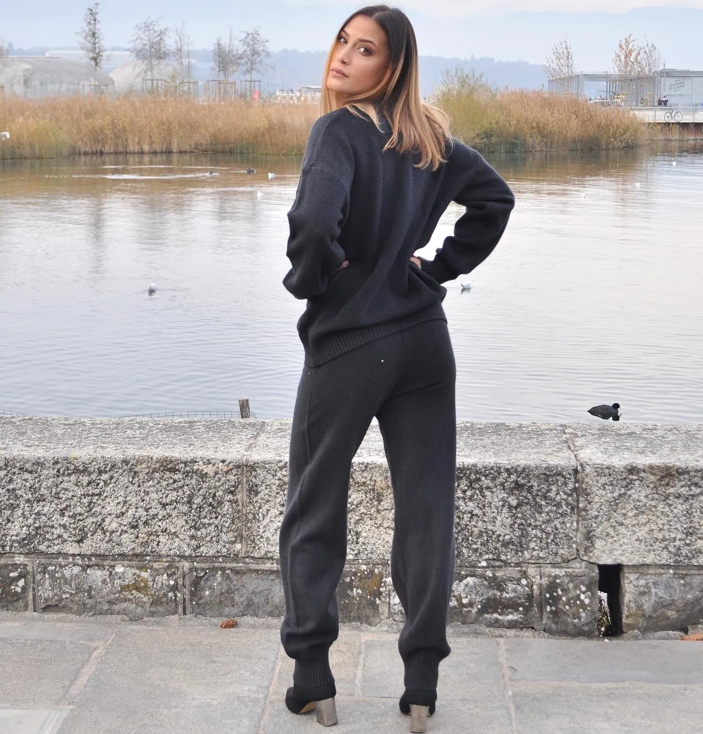 BLACK CASUAL SET
