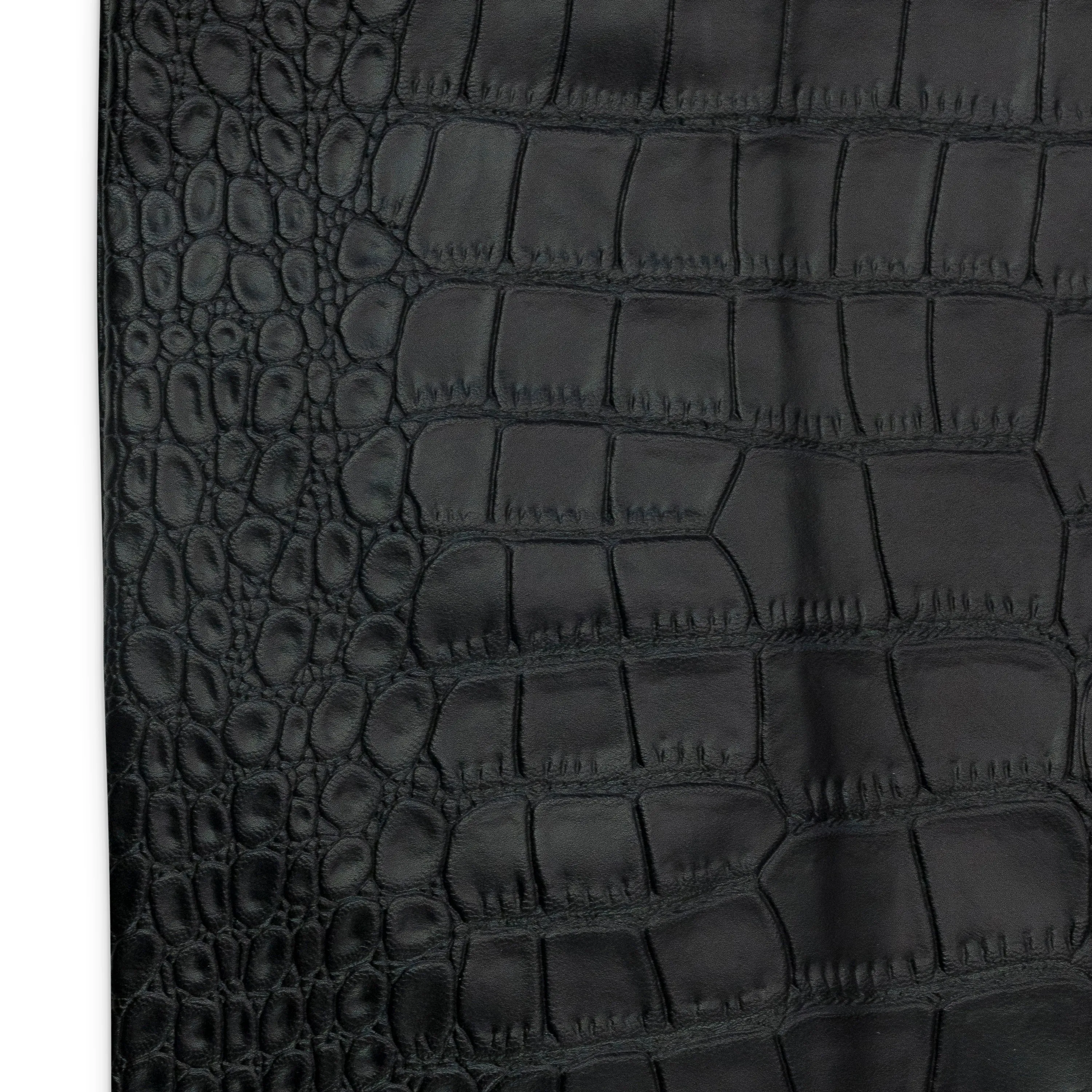 BLACK CROC TOTE SHOPPER BAG