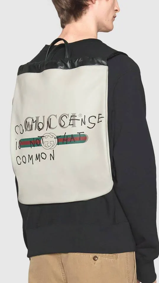 Coco CapitÌÁn Logo Backpack, White