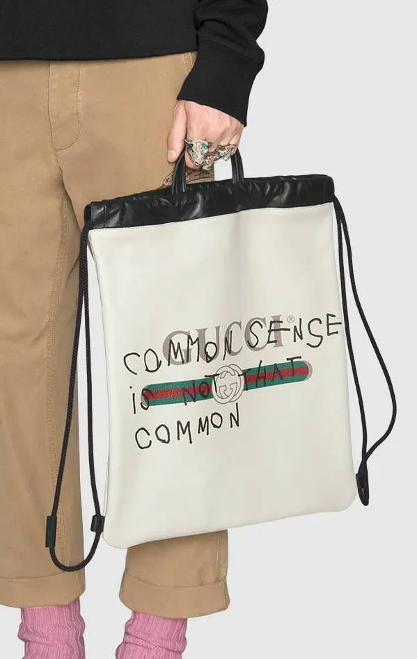 Coco CapitÌÁn Logo Backpack, White