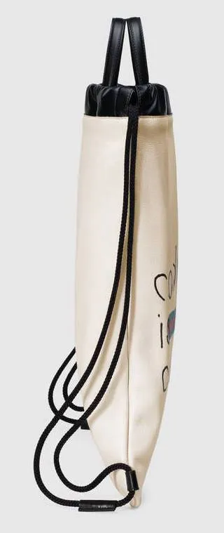 Coco CapitÌÁn Logo Backpack, White