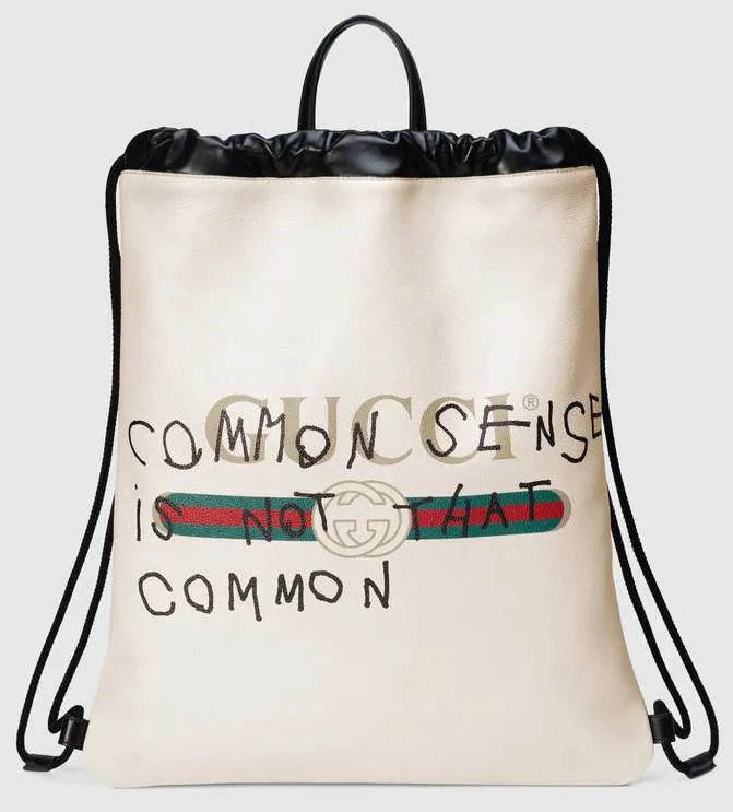 Coco CapitÌÁn Logo Backpack, White