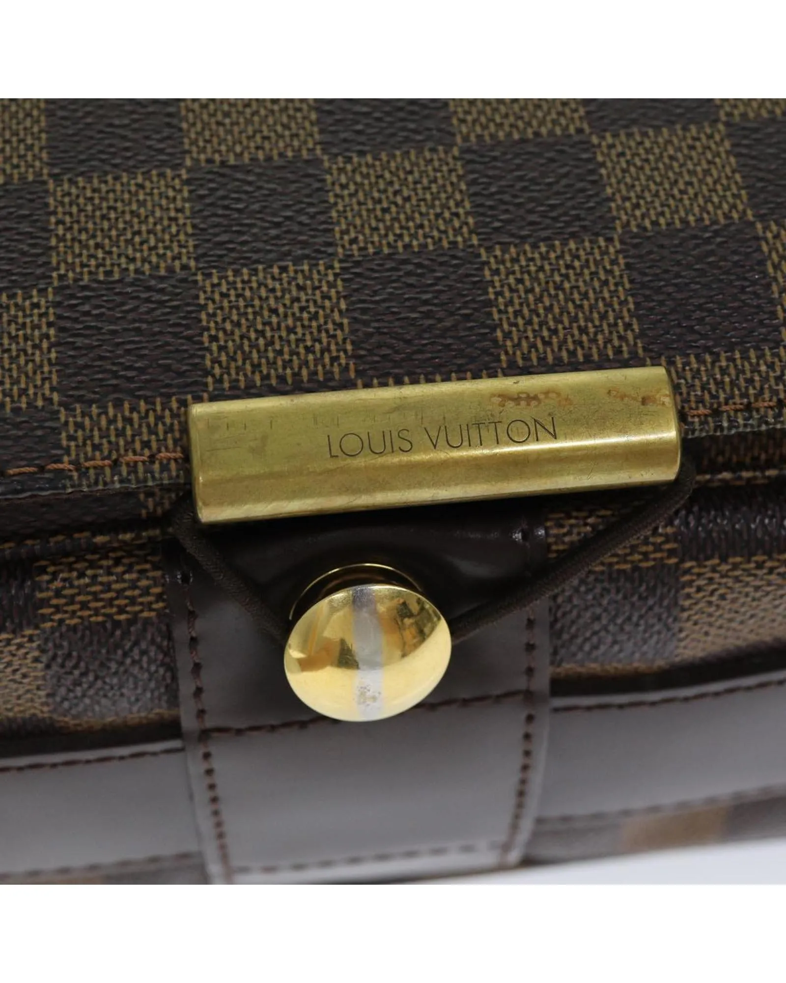Damier Ebene Canvas Bastille Shoulder Bag