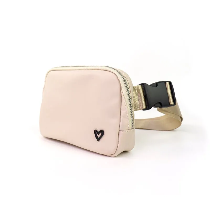 Dixie Nylon Belt/Crossbody Bag - Cream