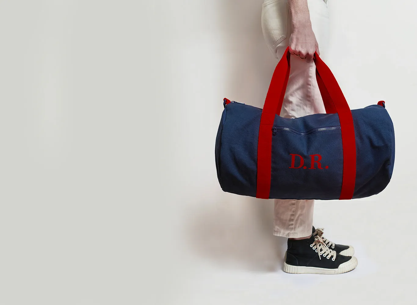 Duffle Bag - Navy / Red