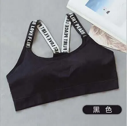 Fitness bra sporty trendy without a trace bras, ladies sports, recreation
