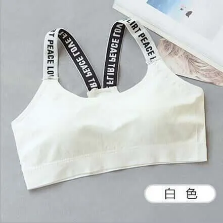 Fitness bra sporty trendy without a trace bras, ladies sports, recreation