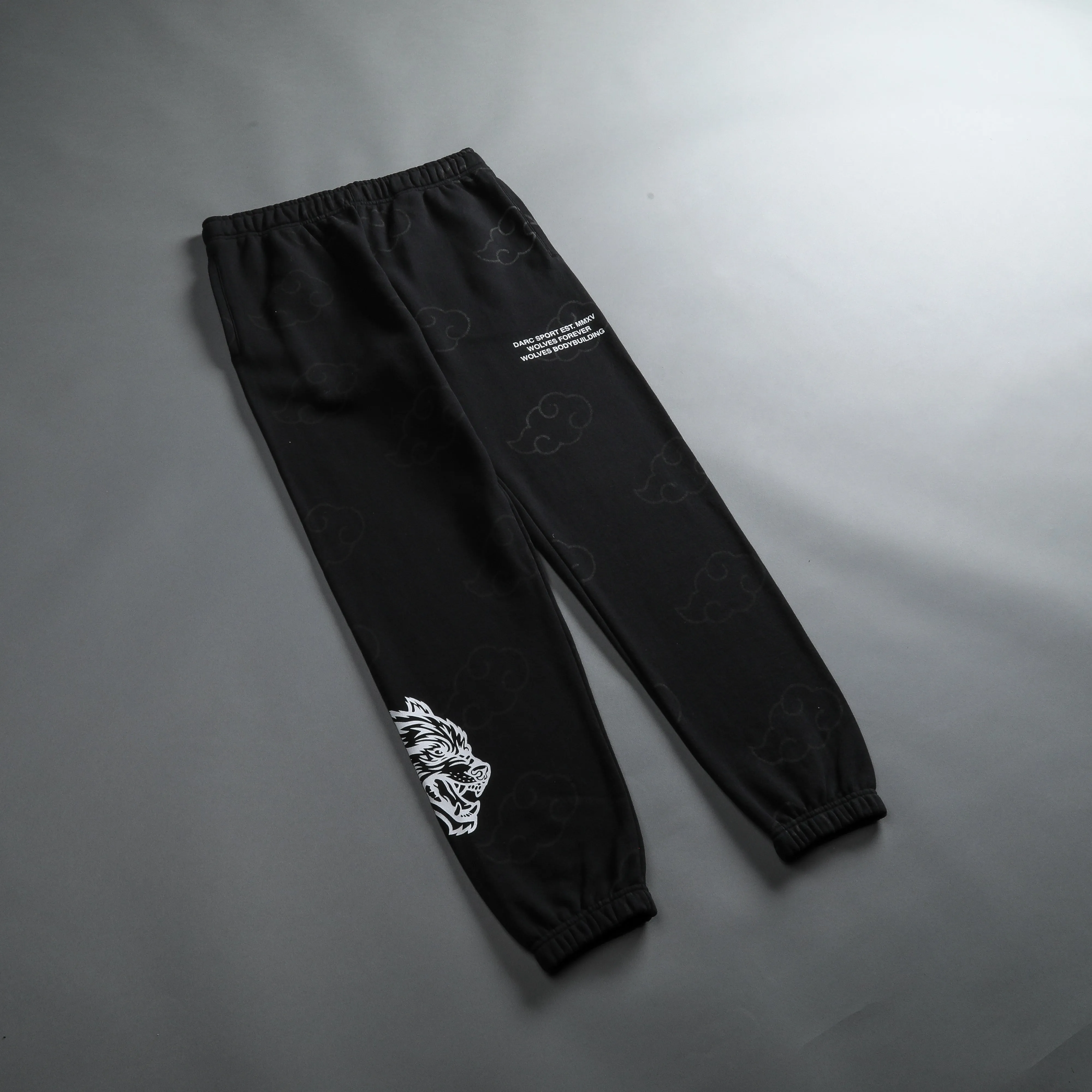 Float On She Post Lounge Sweats in Black