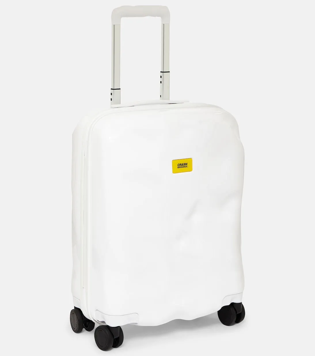 Icon small carry-on suitcase Crash Baggage, white