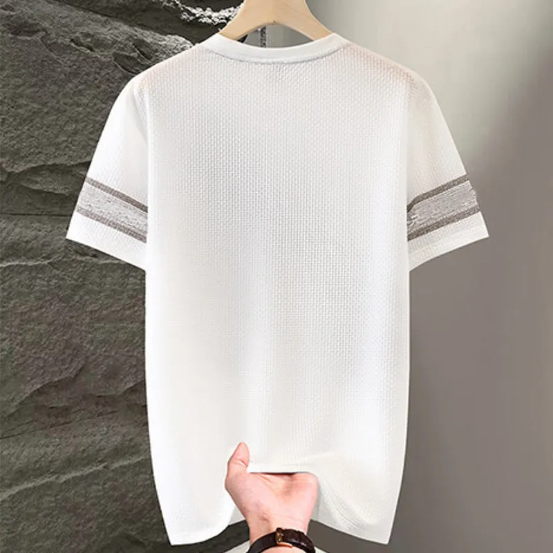  Limited time 50% off! Men's Printed Round Neck Short Sleeve T-shirt
