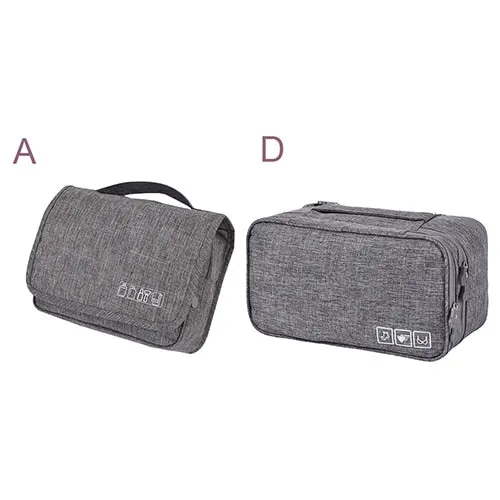 Men's Hanging Folding,Bath cosmetic Underwear Shoe Suitcase Accessories Organizer. Pouch Cable Wire charger Gadget Organizer Bag.