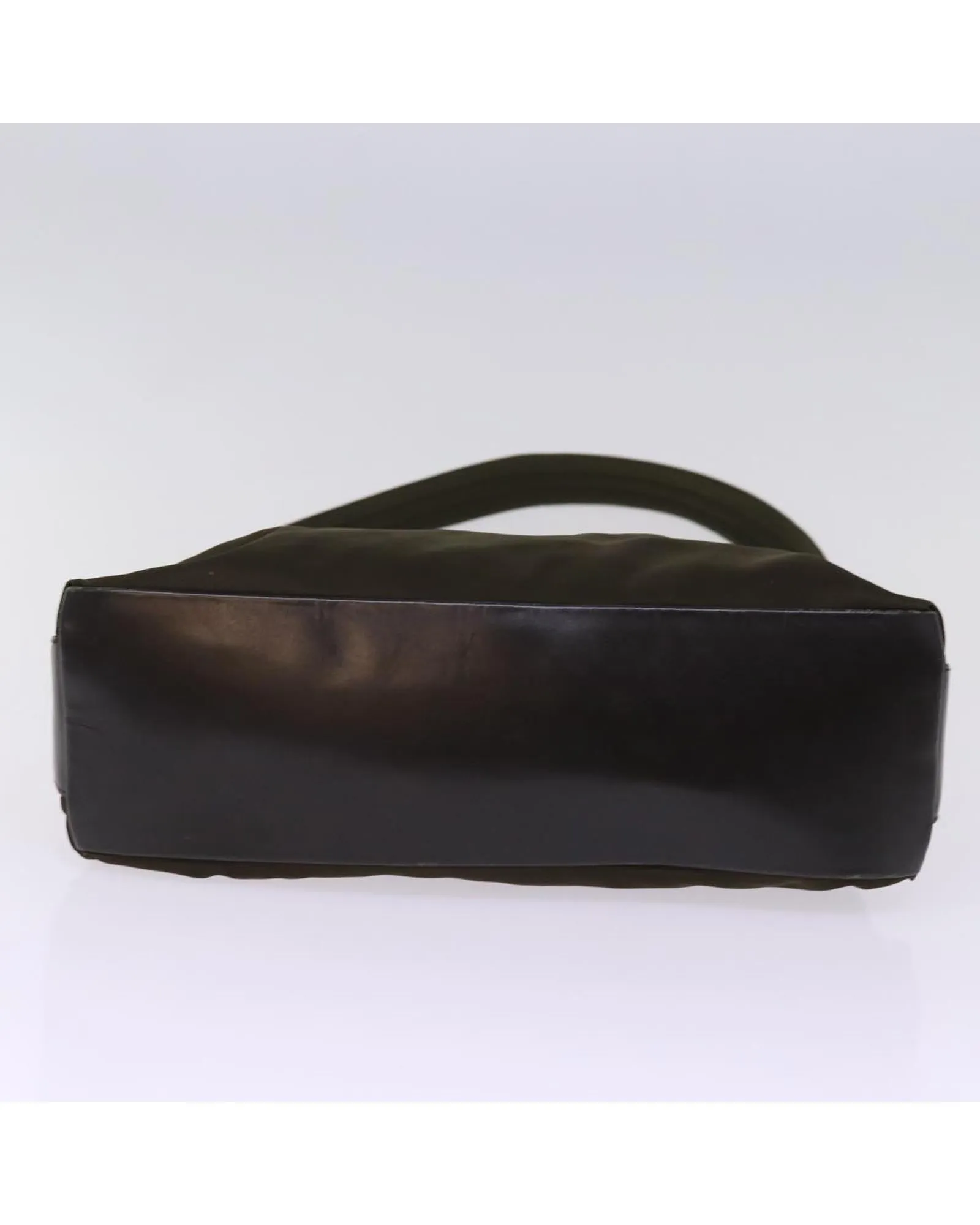 Nylon Shoulder Bag with Adjustable Strap and Zipper Closure