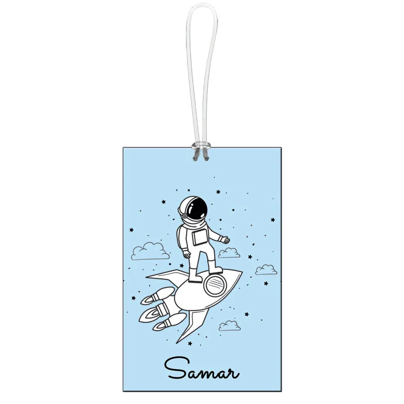 Passport Cover   Luggage Tag - Space