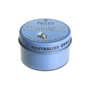 Prices Odour Eliminating Anti Tobacco Tin Candle