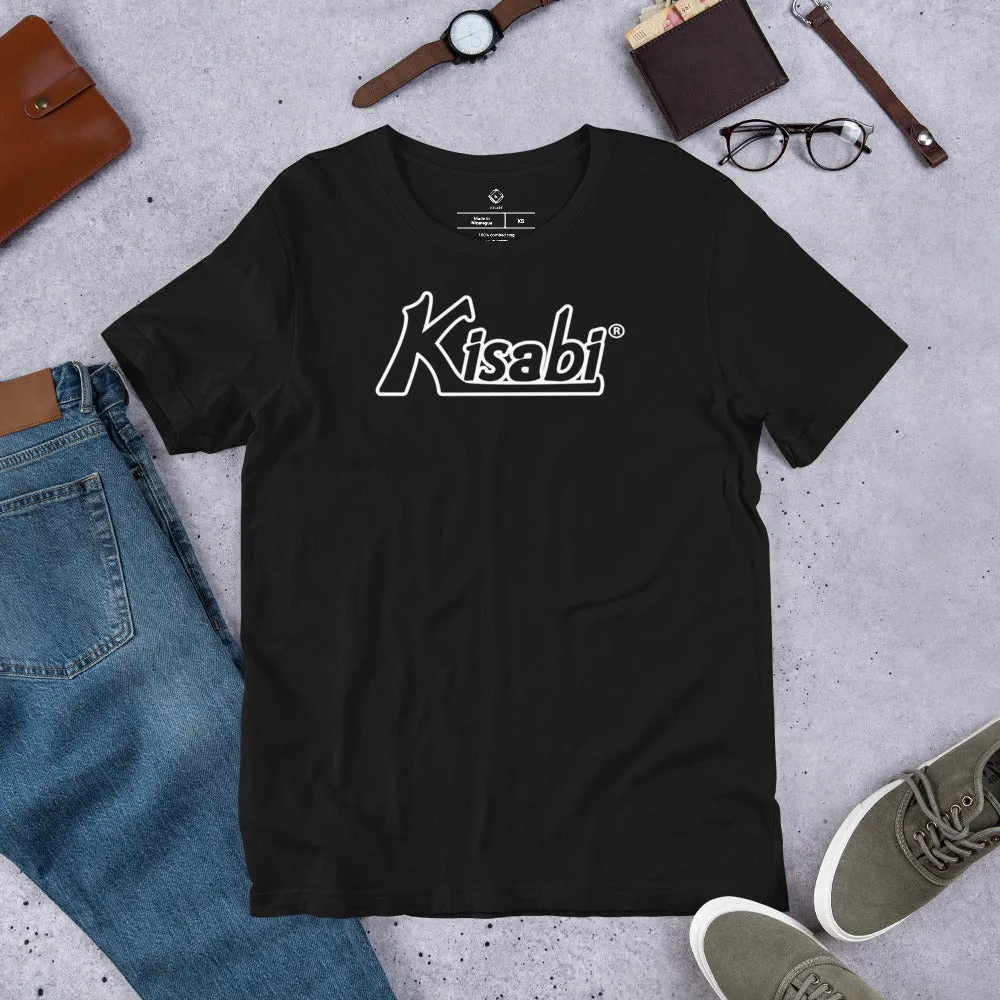 "Kisabi Outlined" Unisex T-Shirt       {Now for a limited time, purchase $25 or more and get one free}.