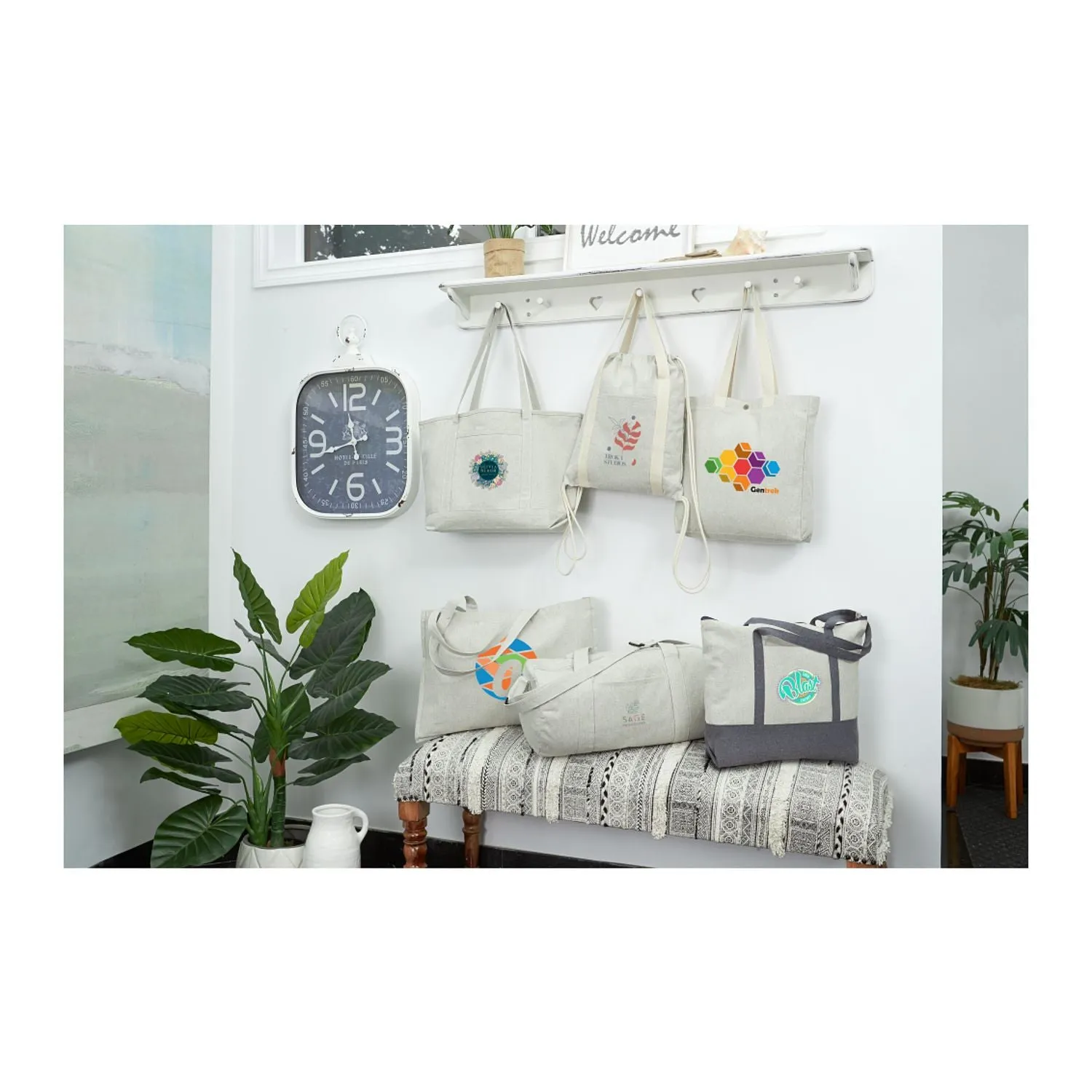Repose 10 oz. Recycled Cotton Shoulder Tote