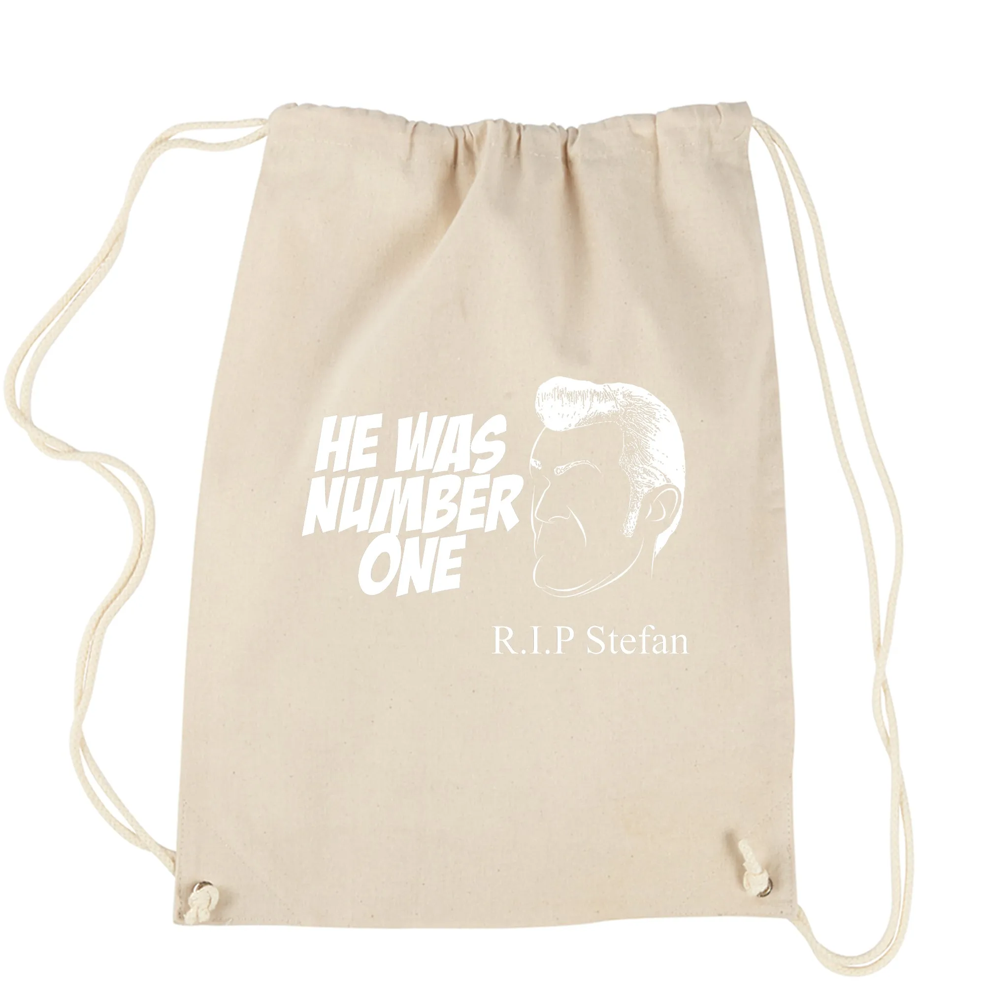 RIP Stefan He Was Number One Drawstring Backpack