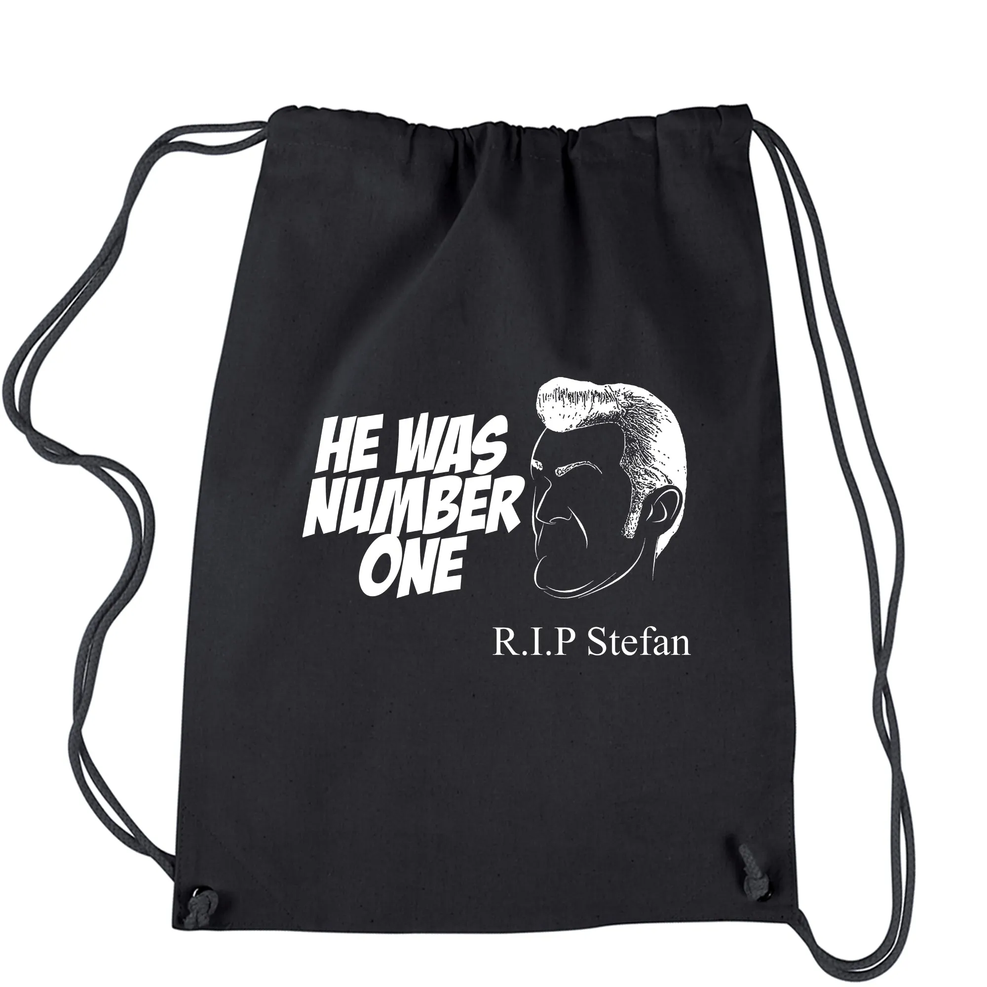 RIP Stefan He Was Number One Drawstring Backpack