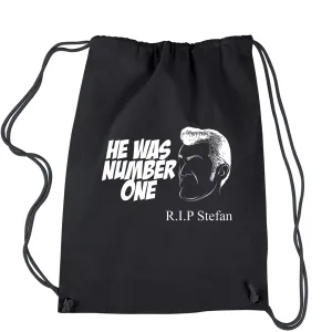RIP Stefan He Was Number One Drawstring Backpack