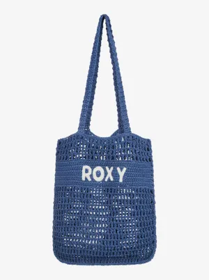 Roxy Women's Slogan Tote Bag Dazzling Blue ERJBT03416_PPM0