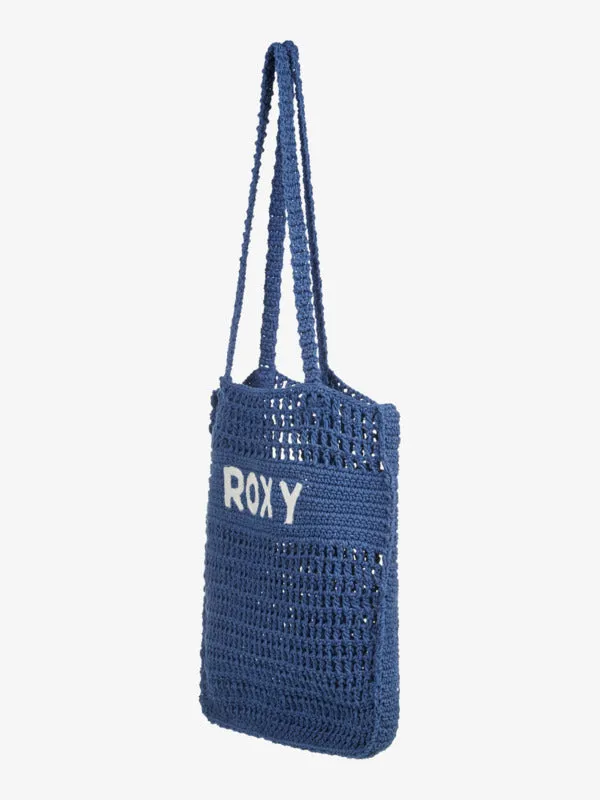 Roxy Women's Slogan Tote Bag Dazzling Blue ERJBT03416_PPM0