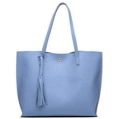 Women's Tassel Pendant Tote Bag