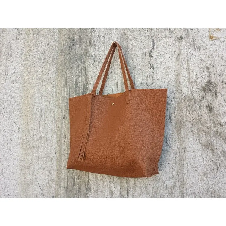 Women's Tassel Pendant Tote Bag