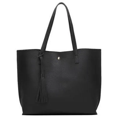 Women's Tassel Pendant Tote Bag