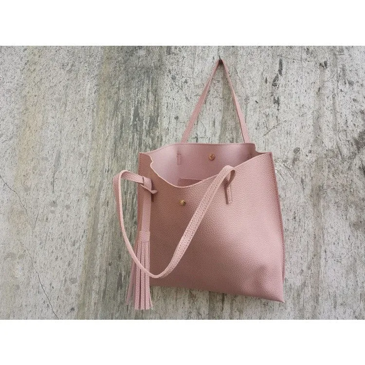 Women's Tassel Pendant Tote Bag