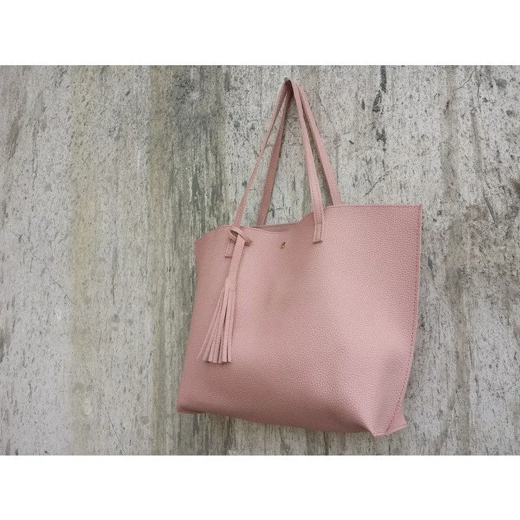 Women's Tassel Pendant Tote Bag