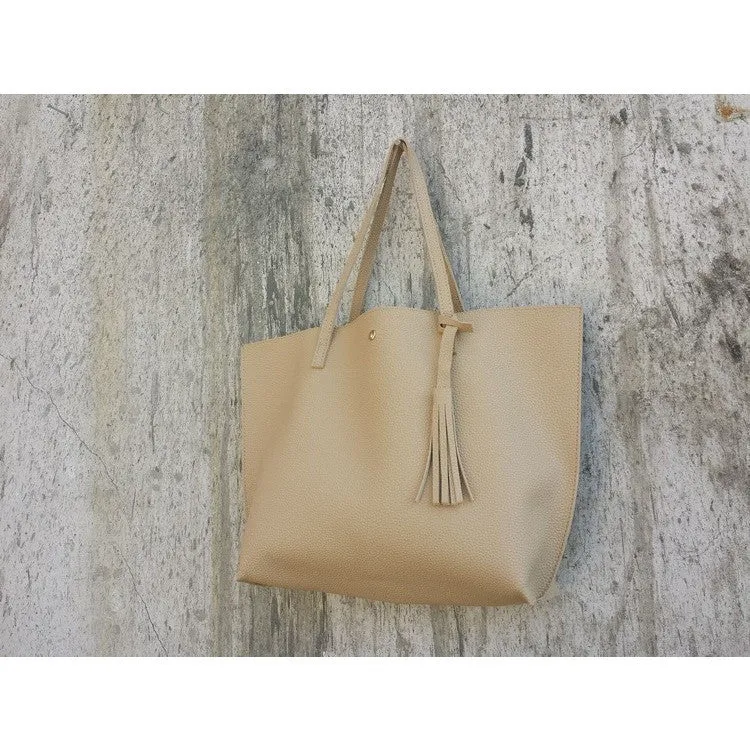 Women's Tassel Pendant Tote Bag