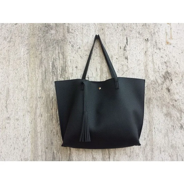 Women's Tassel Pendant Tote Bag