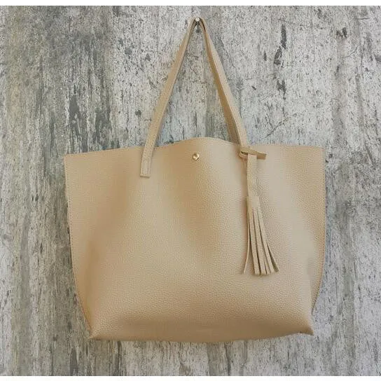 Women's Tassel Pendant Tote Bag