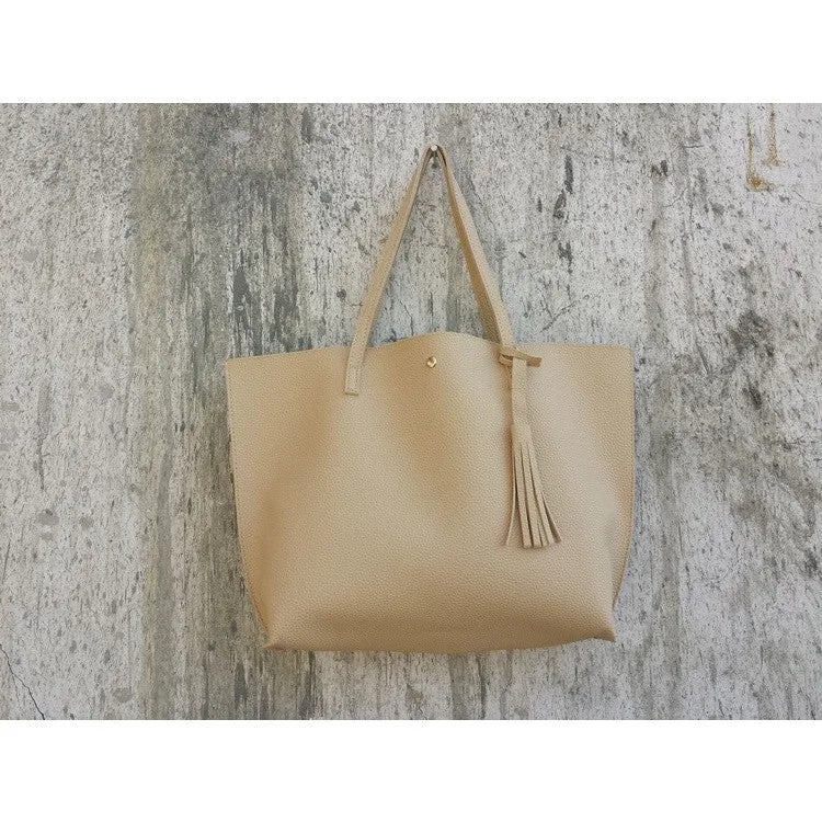 Women's Tassel Pendant Tote Bag