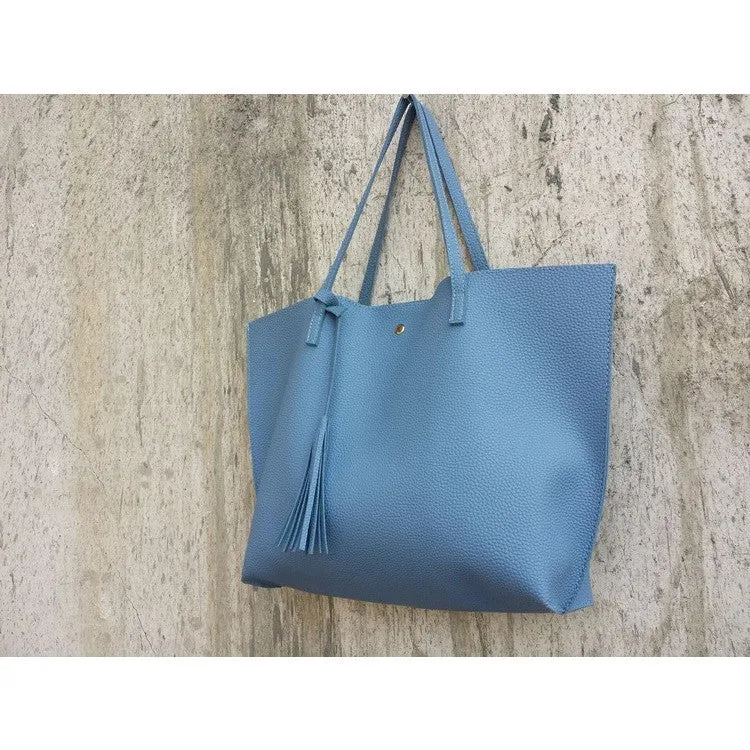 Women's Tassel Pendant Tote Bag