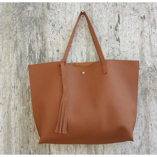 Women's Tassel Pendant Tote Bag
