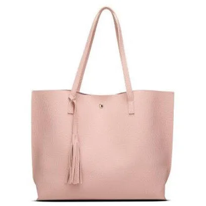 Women's Tassel Pendant Tote Bag